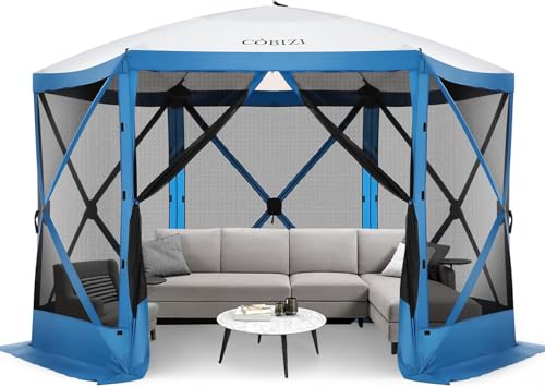 COBIZI Gartenpavillon Pavillon Wasserdicht Outdoor