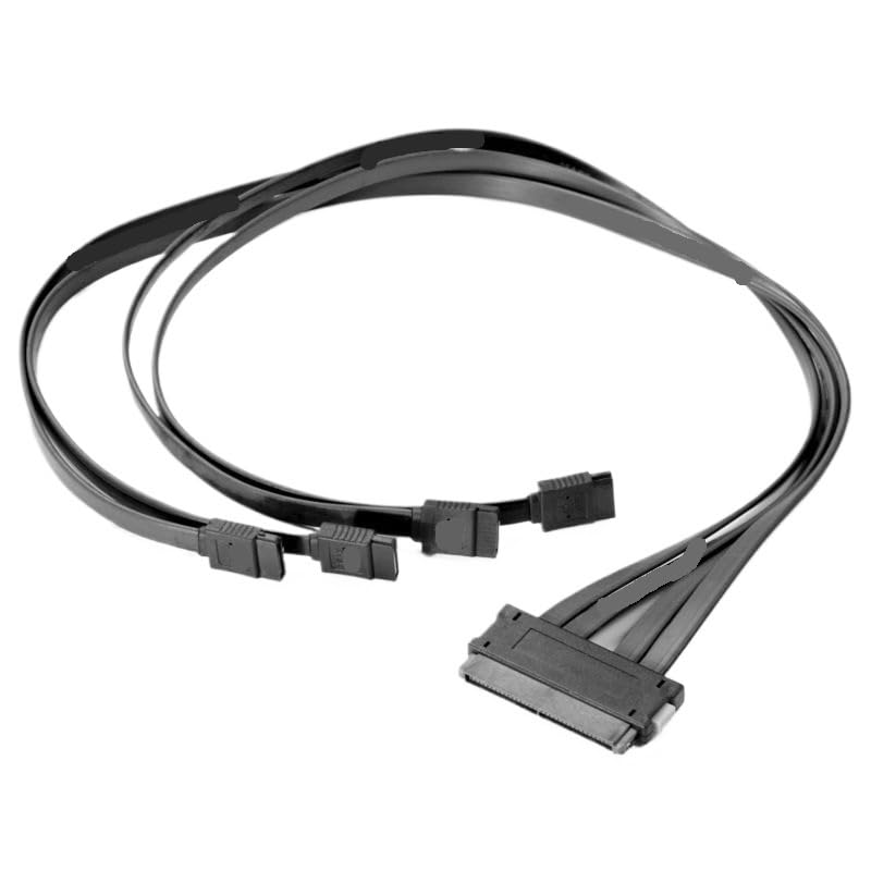 Adaptador SFF-8484 32Pin a 4 SATA 7Pin splitter cable