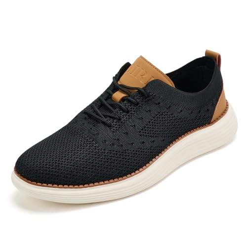 Dirk Men's Fashion Dress Sneakers Oxfords Walking Work Athletic Shoes Lightweight and Breathable for Business Casual