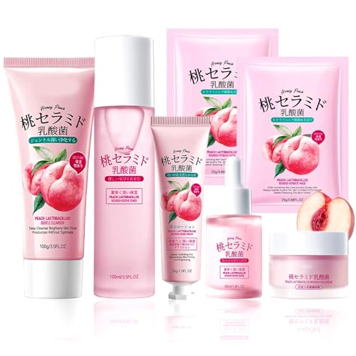 Peach Skincare Set, Peach Skin Care For Teens 10-12, Face Skin Ca...