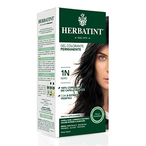 Phytoceutic Herbatint 1N/Noir Gel Permanent 150 ml Cover