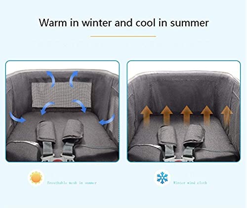 Zhiding Babykar 3 in 1 opvouwbare buggy 97-wheeler, kinderwagen met extra grote luchtwielen, voor kinderen schakelbare fietswalking, lange reis voor pasgeboren en peuter (Color : Green) - Afbeelding 3