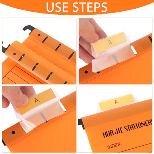 FWEEK 30 Stück Hanging File Folders, Polyethylen Aktenschrank Hängemappen A4 mit Tabs, Bunt Hängemappen Aufbewahrung für Schule Zuhause Arbeit, 5 Farben, 6 Stück von jeder Farbe