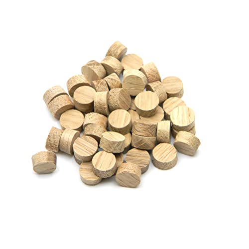 Oakcrafts - 12.7mm - 1/2" Oak Flat Head Cross Grain Plug - Pack of 25 - Image 3