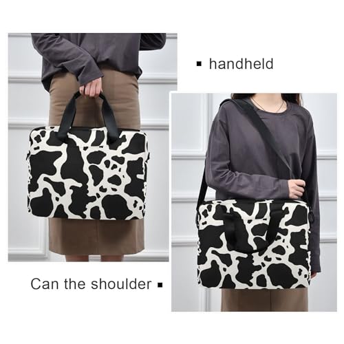 Funda para portátil estampado Cow Spots 13-15.6 pulg miniatura 5