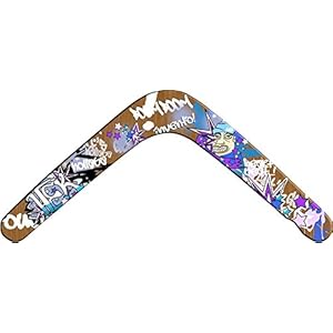 Windworks Bumerang,Boomerang,Sport-Bumerang Natural Graffiti (Left)
