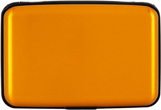 Generic (SCYORK) RFID Blocking Credit Card Protector,RFID Blocking Aluminum Wallets for Women & Men Card Holder for Metal ID Credit Card Case (New Upgraded)-(1pc) (Gold)