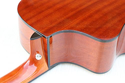 KEPOHK 41 pouces guitare Folk 6 cordes avec touche incrustée Quare Shell 41 pouces guitare-avec-égaliseur - Les Beatles, Paul McCartney, John Lennon, RIngo Starr, George Harrison KEPOHK 41 pouces guitare Folk 6 cordes avec touche incrustée Quare Shell 41 pouces guitare-avec-égaliseur – Image 8