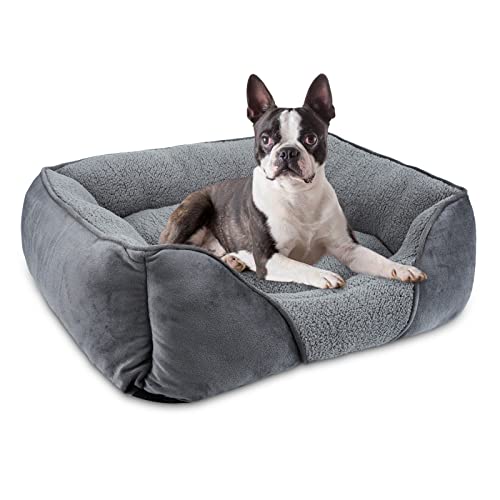 Aiperro Dog Bed,Small Dog Beds,20"X19"Cozy Small Pets Friendly Design Machine Washable Rectangle Cat Bed,Orthopedic Calming Dog Sofa Bed Soft Sleeping Puppy Beds,Breathable Cuddler And Nonskid Bottom #TOP18