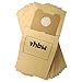 Produktbild vhbw 10x Staubsaugerbeutel kompatibel mit Philips HR 6841, 6843, 6842 Triathlon, 6845 Triathlon Staubsauger - Papier, 30cm x 20cm, Sandfarben
