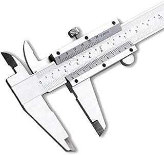 Vernier Caliper Gauge 150mm - 6" Stainless Steel Internal Analog Vernier Calipers Precision Measuring Ruler Micrometer Durable Tool in Protective Box