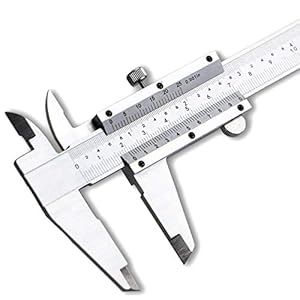 Vernier Caliper Gauge 150mm – 6″ Stainless Steel Internal Analog Vernier Calipers Precision Measuring Ruler Micrometer Durable Tool in Protective Box
