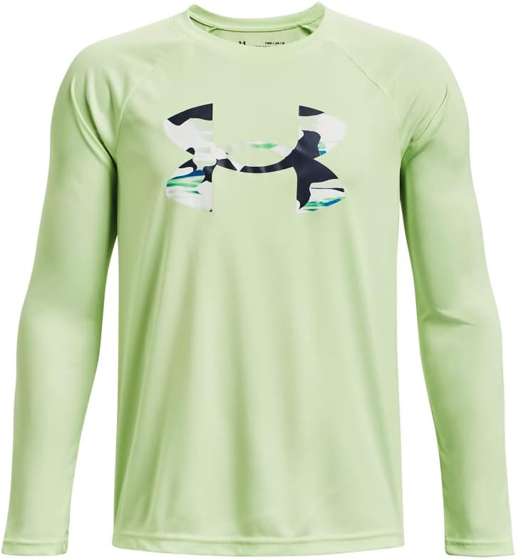 Under Armour Boys Tech Logo Fill Long-Sleeve T-Shirt