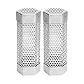 BIENKA 2 PCS Smoker Tube 6 Inch Pellet Smoker Tube Fit for Pellet Grill,Stainless Steel Barbecue Accessory Fit for