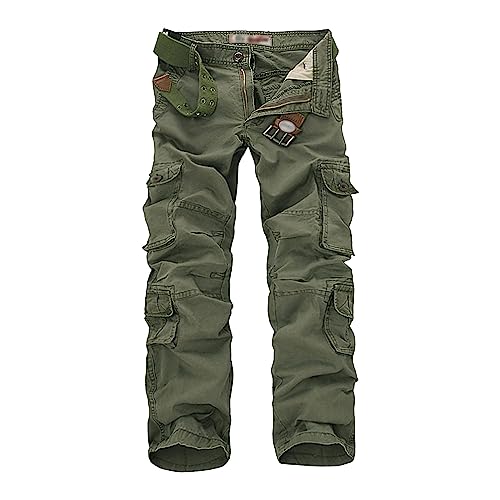 Pantalon cargo vert en coton léger pour vivre pleinement vos aventures
