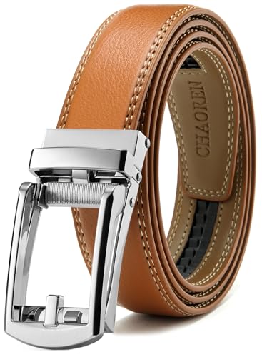 CHAOREN 32mm Ratchet Belt Buckle Only for 1 1/4 Slide Belt Strap - Automatic Click Buckle Adjustable3