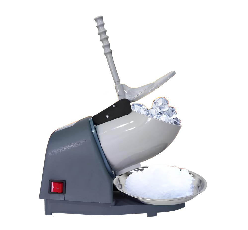 GION Electric Ice Gola Maker Slush Machine, Heavy Duty Ice Crusher Machine, Ice Grind Machine for Home, Hotel, Restaurants, Cafés, Bars (1Pcs) (Small)
