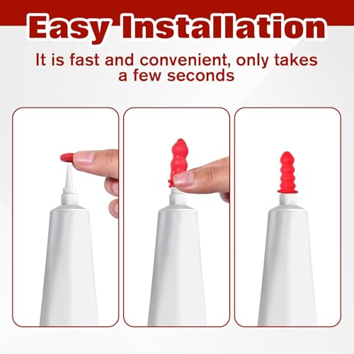 50 cápsulas de latex rojo para sellado de masilla miniatura 5