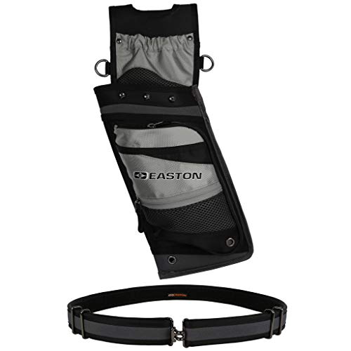 Easton Deluxe Field Quiver with Belt Gray LH