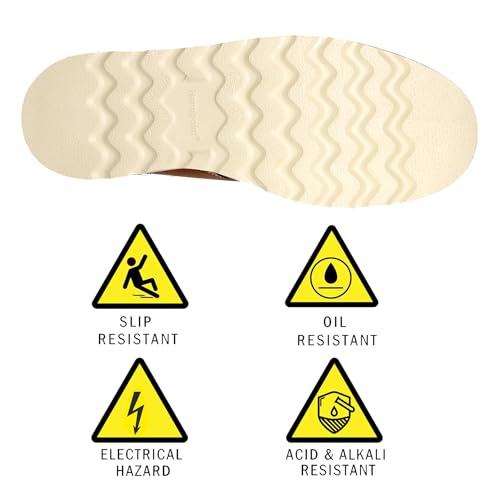 Men's 6" / 8" Slip Resiatant Soft Toe Water Resistant Leather Work Boots4