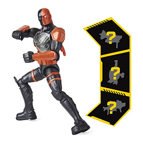 Dc Comics Batman 4-Inch Deathstroke Action Figure With 3 Mystery Accessories, For Kids Aged 3 And Up #TOP2
