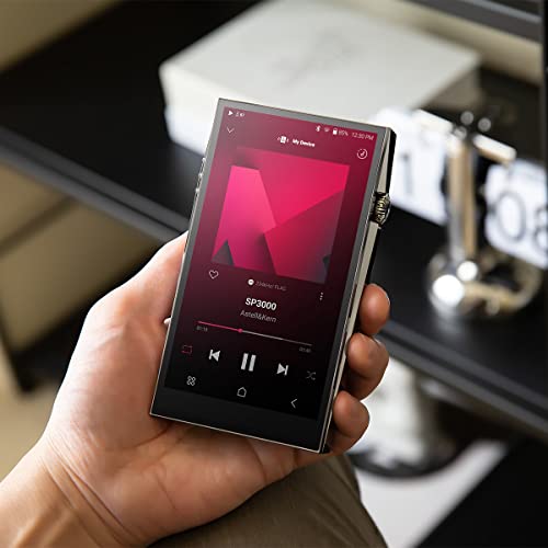 Astell & Kern A&Ultima Sp3000 Hi-Res Portable Digital Audio Player (Silver) With Leather Case #TOP7