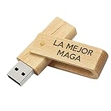 El paquete incluye: 1 x Memoria USB en caja de cartón. Esta memoria USB se puede personalizar por la cara trasera con el nombre o texto corto que desees.