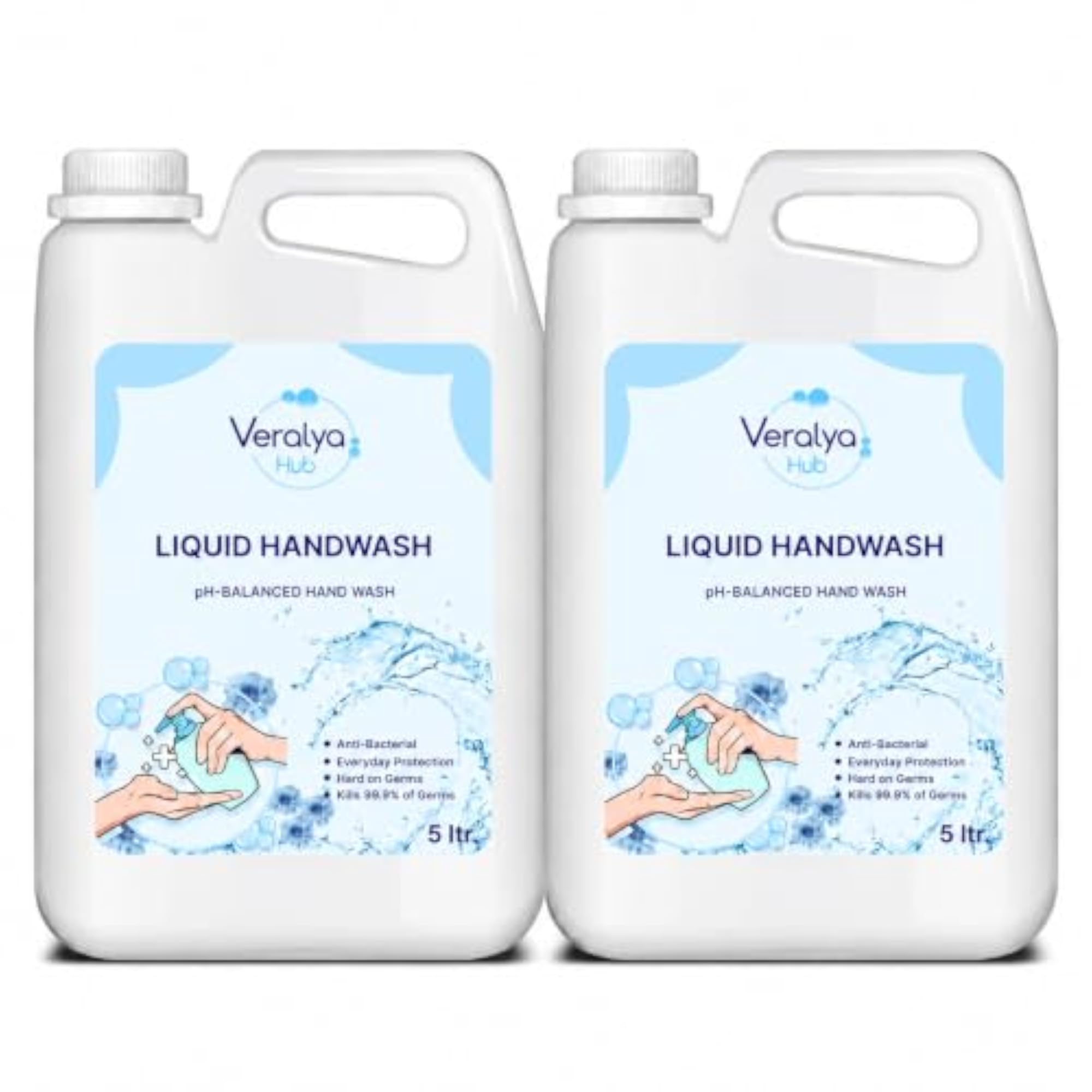 Liquid Hand Wash pH-Balanced Formula 5 Litres, Refill Pack
