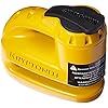Kryptonite 884 Keeper 5 S2 Motorbike Cycle Disc Lock with Reminder Cable - Yellow
