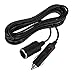 ihreesy 12 V / 24 V Rallonge Allume Cigare de Voiture, Adaptateur de Prise Femelle Mâle 5 M avec Indicateur Lumineux Câble D'extension D'allume-cigare avec Fusible 10A
