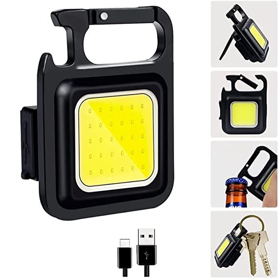 Kresal Small Mini COB Pocket Magnetic Flashlights, Powerful 500 High Lumens Bright Rechargeable Keychain Magnetic Work Flashlight (B0BPMH62GJ) Amazon Price History, Amazon Price Tracker