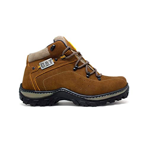 Bota Couro Botina Marrom Claro Adventure (37)