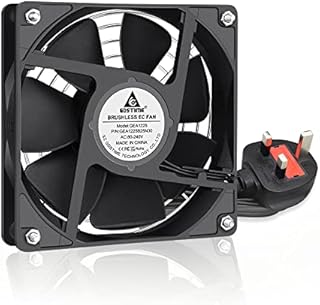 GDSTIME AC EC 240V Fan 120mm Fan 220V Fan 120 x 25mm Dual Ball Bearing Brushless Cooling Fan 12025 Case Fan For PSU Workstation Cabinet Exhaust Ventilation