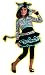 Drama Queens Zebra Hoodie Costume, Medium