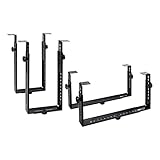 Höhe und Breite verstellbar Dataflex 32.183 Basic Halter unter dem Tisch (Höhe einstellbar (Horizontally) : 155-310 mm/(Vertically): 340-460 mm) schwarz