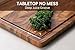THETCHRY Walnut Wood Cutting Board for Kitchen, End Grain Chopping Board with Juice Groove, Heavy Duty Checkered Board for Cheese and Vegetables, Non-slip Feet 16.5