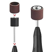 Vista 4 de WMYCONGCONG 252 PCS Drum Sander Set Including 180 240 320 600 Grits Sanding Drums with Drum Mandrels for Dremel Rotary Tool