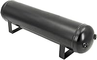 ZHSYMX 5 Gallon Aluminum Air Receiver Tank for Air Ride Suspension, Train Truck Car Horns - Black, Durable Anti-Corrosion