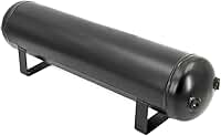 Tanque de armazenamento de ar comprimido de 18 galões (18 litros), tanque receptor de ar para suspensão de ar, carro, trem, caminhão, buzina, preto