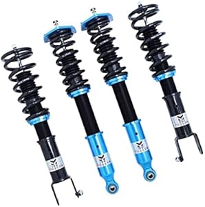 Megan MR-CDK-IQ50-EZII EZII Series Street Blue Front/Rear Coilover Damper Springs Kit