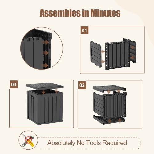 Package Delivery Boxes for Outside, 80 Gallon Outdoor Storage Box - image 6