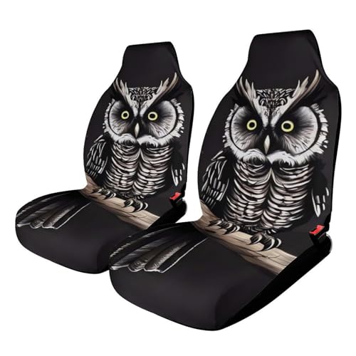Housse de siège de voiture hibou contre l'usure : pose facile et protection chic