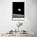 FYEONCVS Canvas Wall Art Posters Earthrise Photo Earthrise Print Space Decor Modern Home Bedroom Decor8x12inch