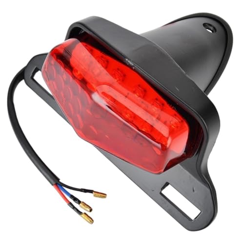 Support plaque feu stop arrière moto finition usinée pour bobber custom