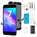 Premium Screen Replacement for iPhone 7 Plus (5.5 inch) - 3D Touch LCD Complete Repair Kits -LCD Touch Digitizer Display Glass with Waterproof Adhesive, Tempered Glass, Tools, Instruction(Black)