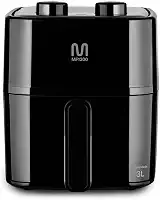 Fritadeira Elétrica sem óleo Air Fryer 3L 1200W 127V com Timer Sonoro Preto Multi - GO250