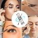 6 Pieces Dual-Ended Brow Brush, Eyebrow Brush, Angled Eye Brow and Spoolie Brushes, Shaping and Filling Eyebrows, Eyebrow Spoolie Brushes for Precise Brushing, Black and Gold