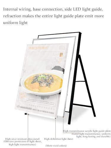 Caisson lumineux publicitaire LED pliable pour affichage rétroéclairé salon