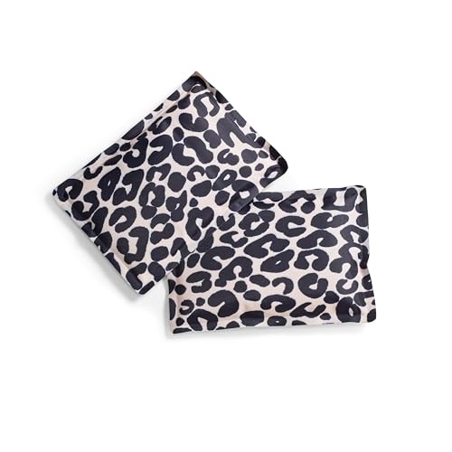 Image of Cool Coolers by Fit & Fresh 2 Pack Soft Ice, Flexible Stretch Nylon Reusable Ice Packs for Lunch Boxes & Coolers, Feline Fine