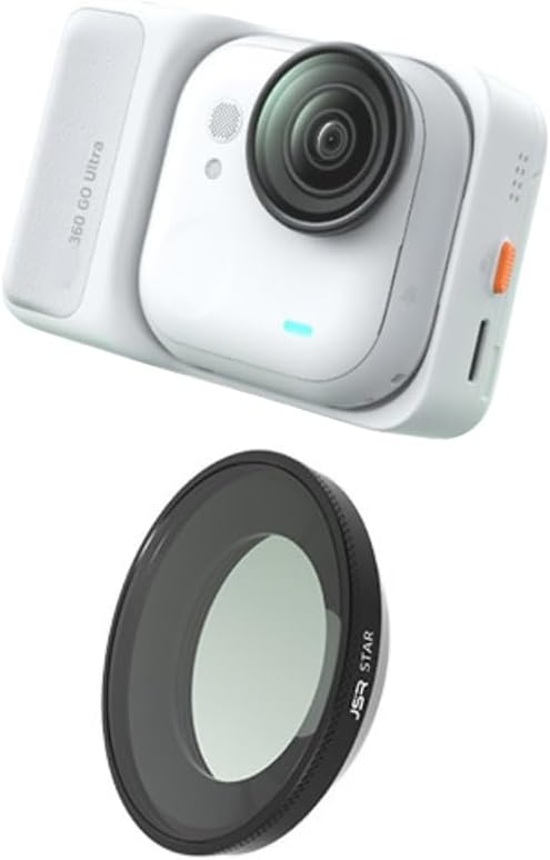 Coyktonty Filter/Lens Filter Set for Insta360 Go Ultra Camera,Optical Glass High Light Transmittance Multi-Layer Coating Waterproof Scratch-Resistant and dust-Proof (Star)